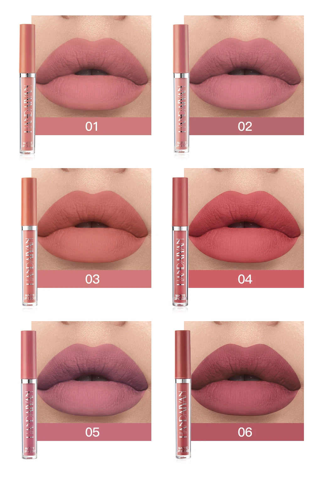 6 Set Lécher lipstick