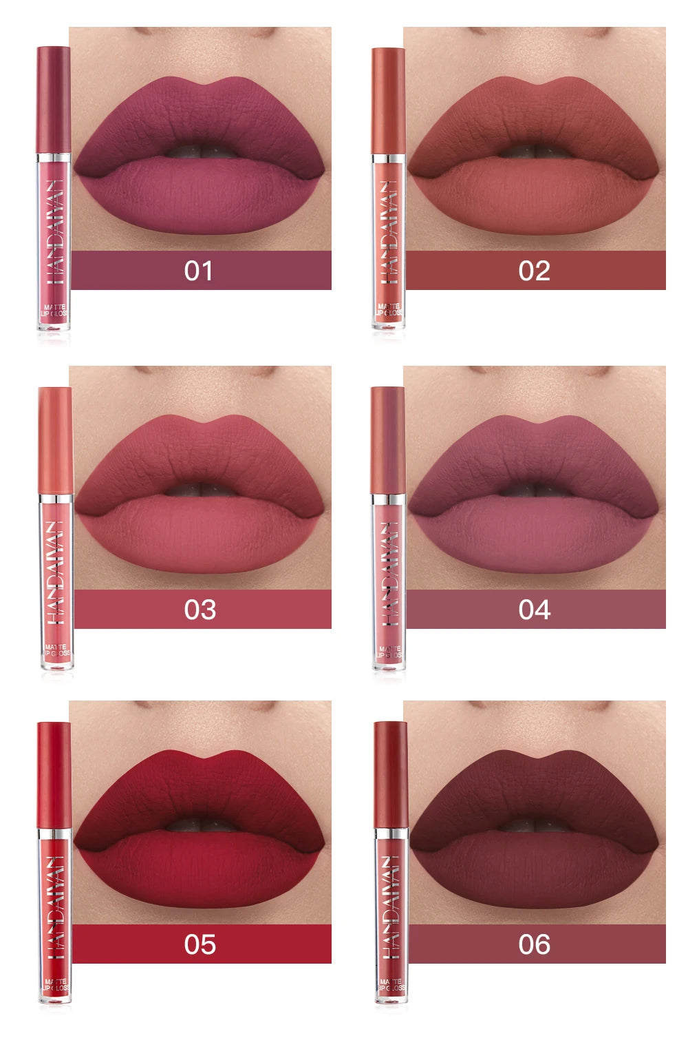 6 Set Lécher lipstick